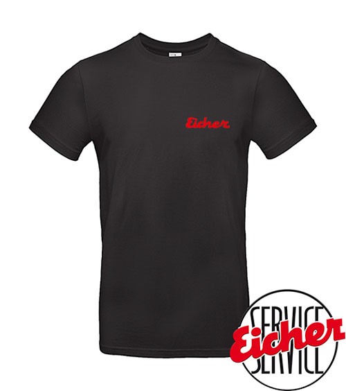 T-Shirt "Ich fahre Eicher" schwarz